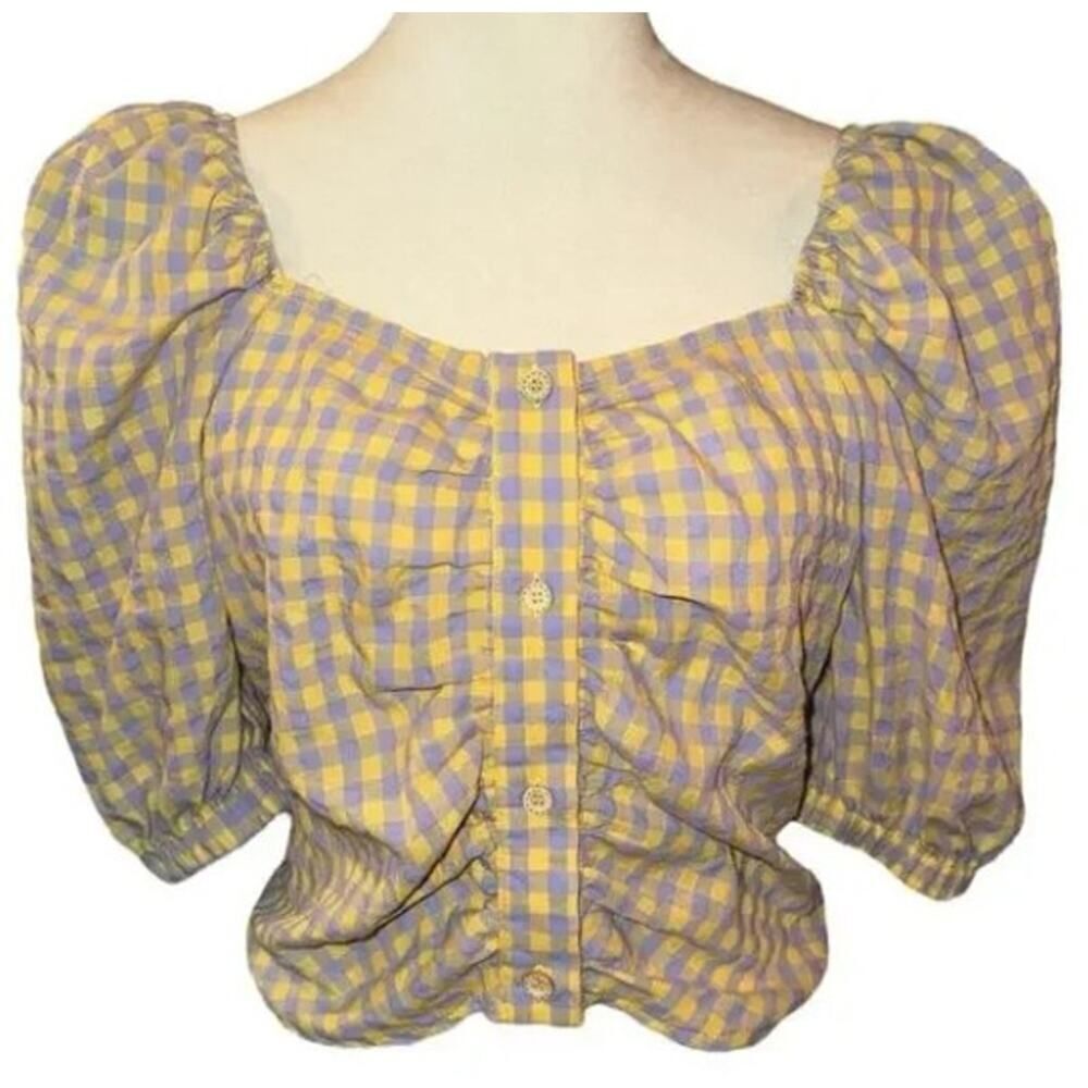 NWT Tuckernuck The Shirt by Rochelle Behrens Editor Shirt – Lave Print, Size M